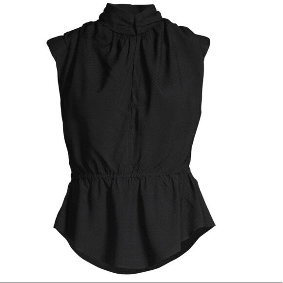 IRO Ailis textured woven peplum Top BNWT - Picture 4 of 5